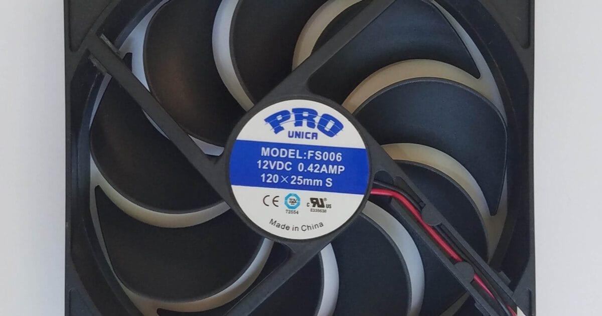 Abanico Fino 12v PRO FS006 - Papitin.com