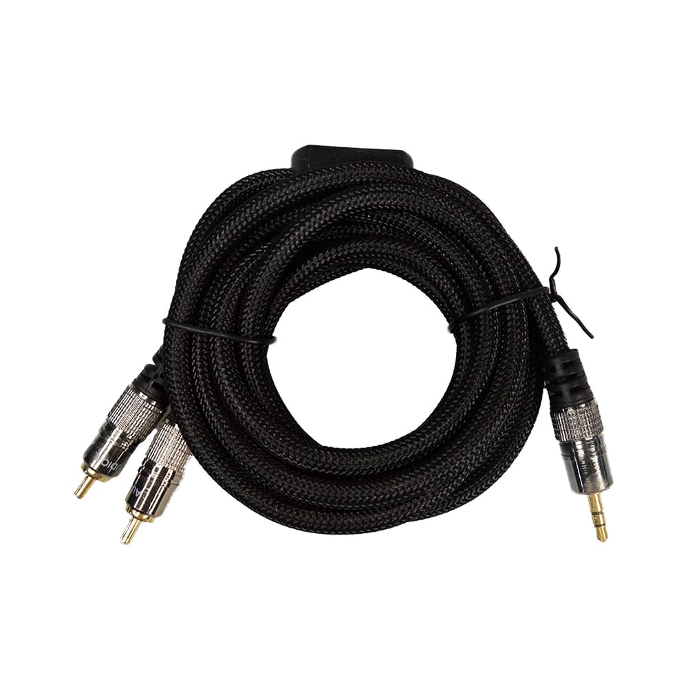 CM-3.5-2RCA-7FN-1 Cable Audio 3.5 A Rca 6″ Comando Cm-3.5-2Rca-7Fn - Imagen 1