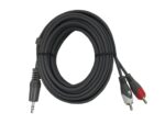 Cable Audio 3.5 a 2 RCA 6 pie COMANDO CM-6FT-01