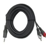 Cable Audio 3.5 a 2 RCA 6 pie COMANDO CM-6FT-01 - Imagen 3