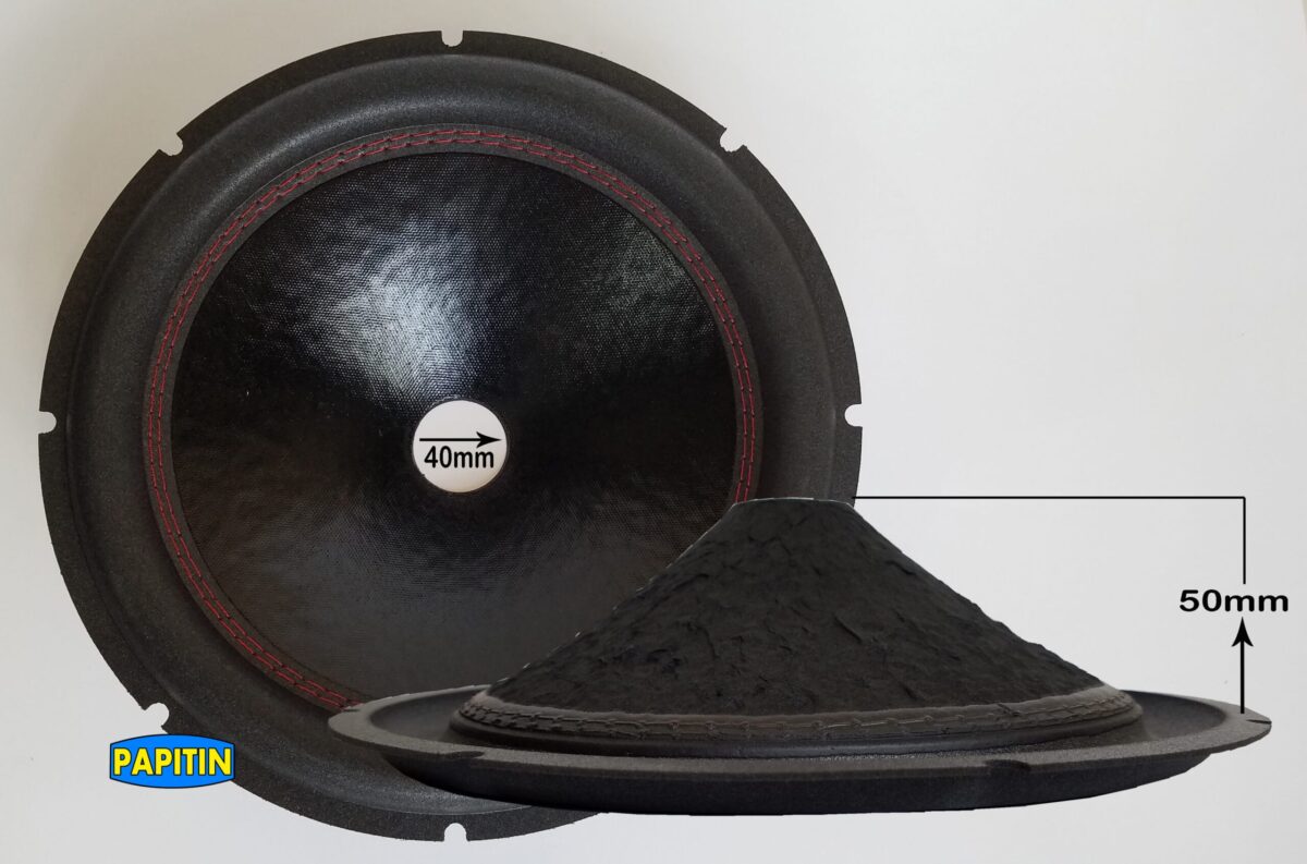 Cono 10″ Bajo Hilo Rojo Foam    Pi-2046 - Imagen 2