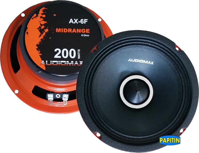 AUD-AX-6F-1 Bocina 6″ 200W Punta Bala Audiomax Aud-Ax-6F - Imagen 1