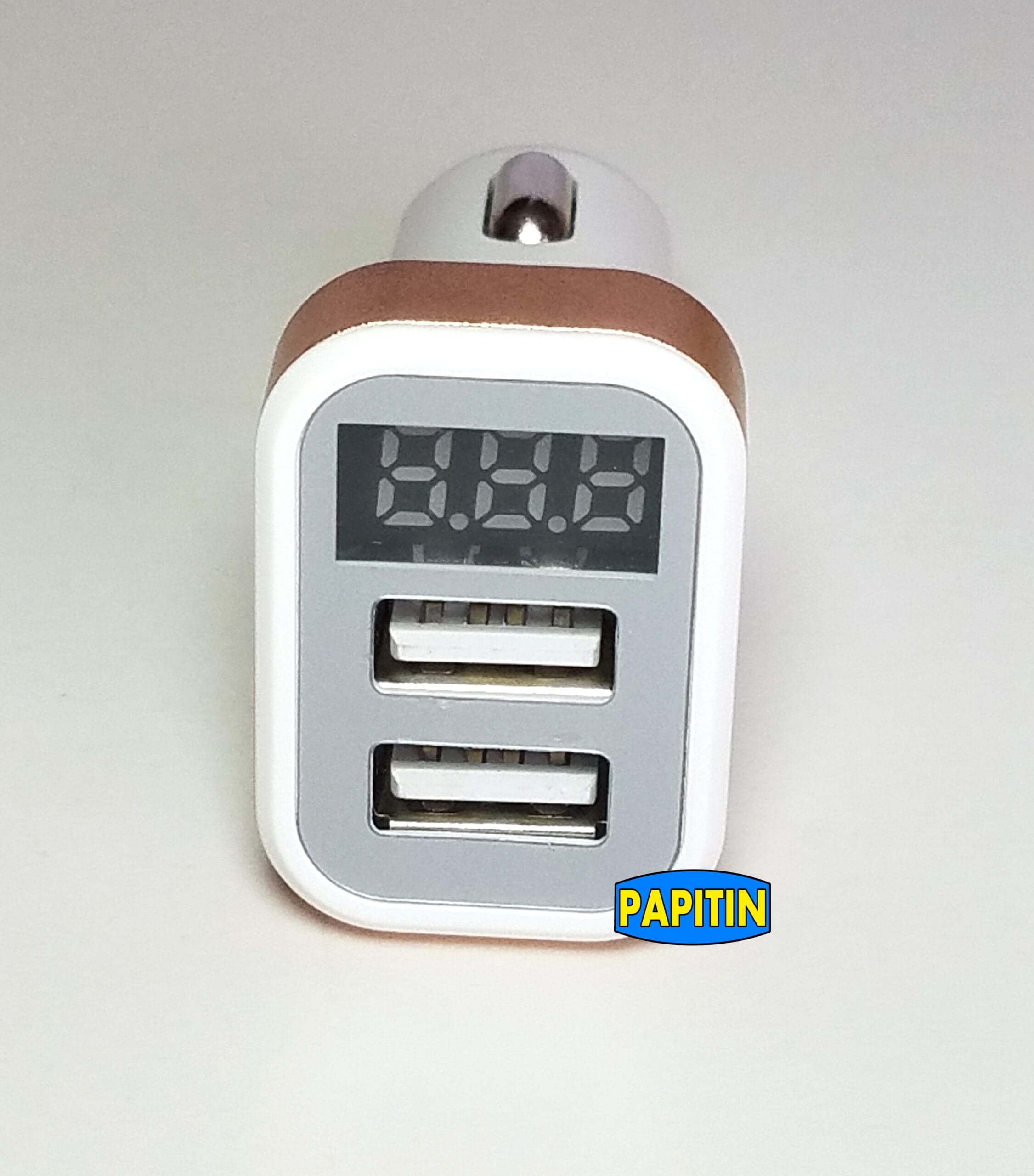 AX-VOLT2USB-1 Cargador Usb con Medidor de Voltage Audiomax Ax-Vol - Imagen 1