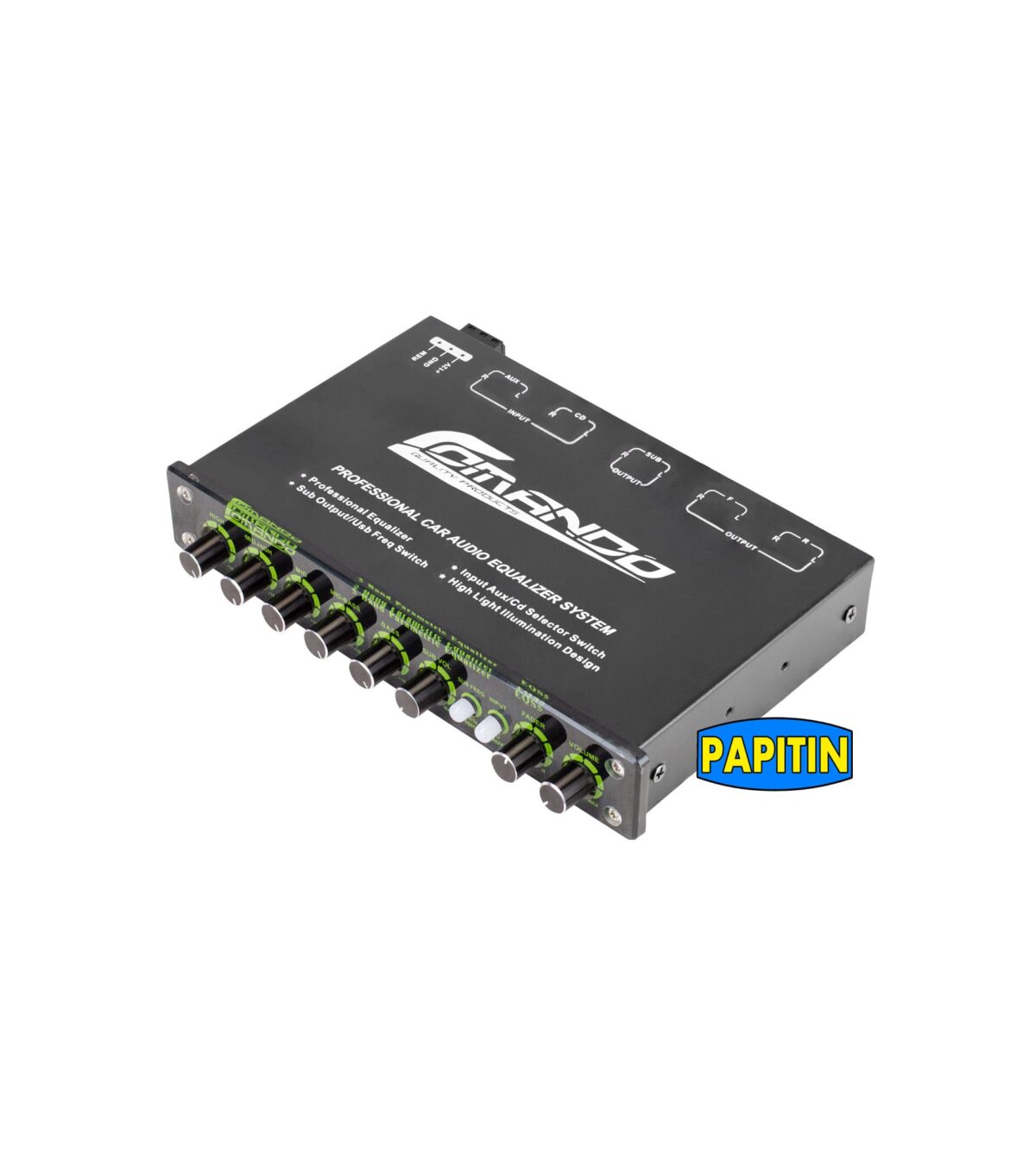 Pre Ecualizador 5 Banda COMANDO  EQS5 - Auto Sonido | Papitin.com