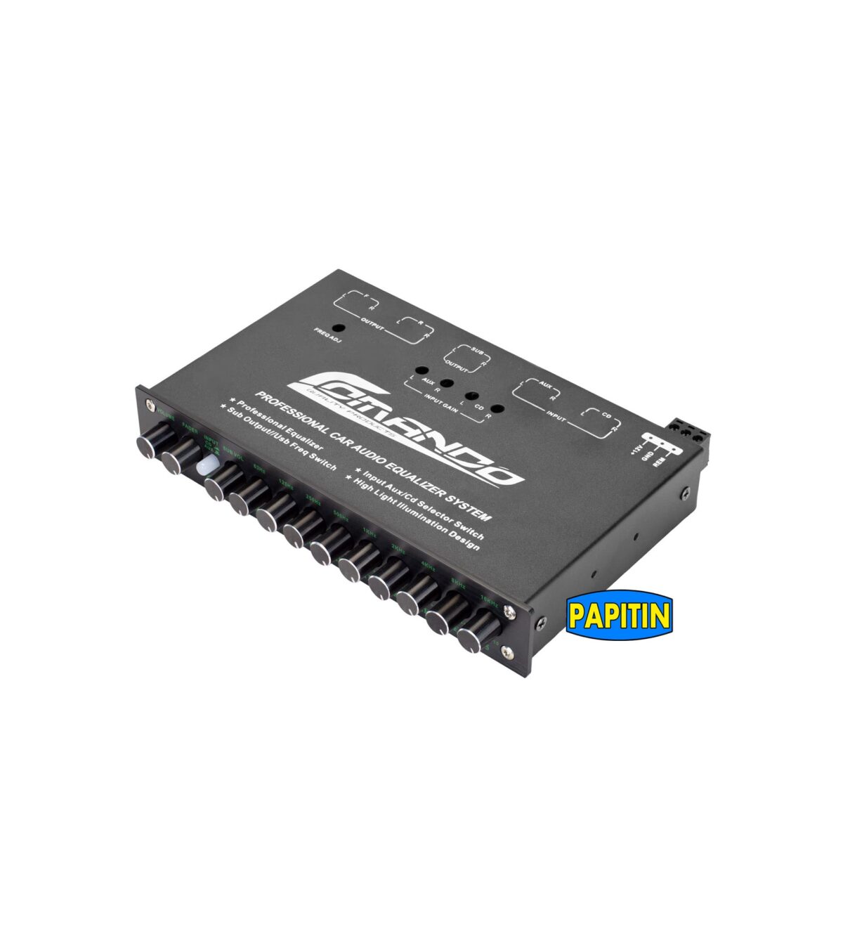 Pre Ecualizador 9 Banda COMANDO  EQX-955 - Auto Sonido | Papitin.com