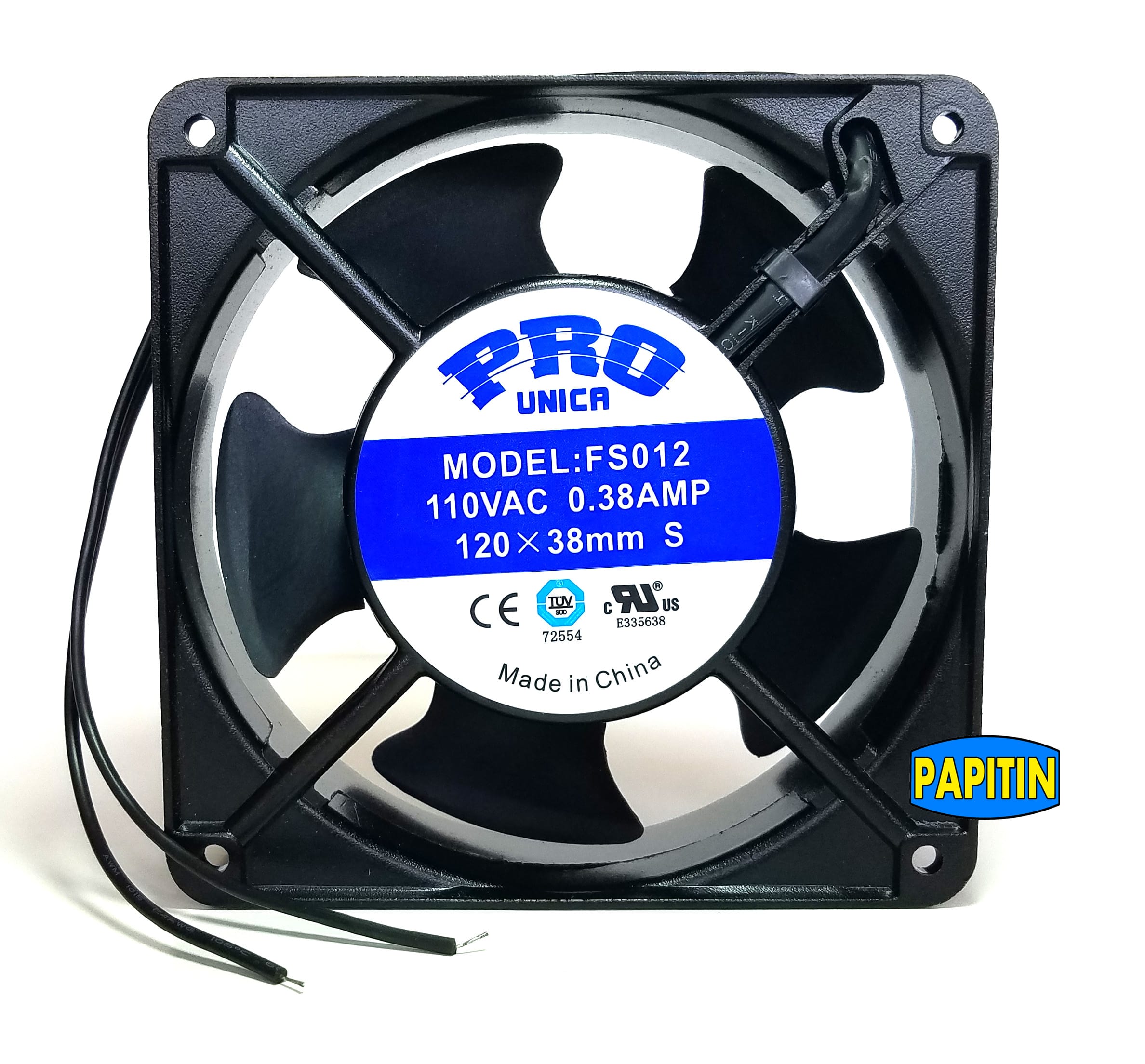 FS012-1 Abanico grueso 110v pro 120x38mm fs012 - Imagen 1