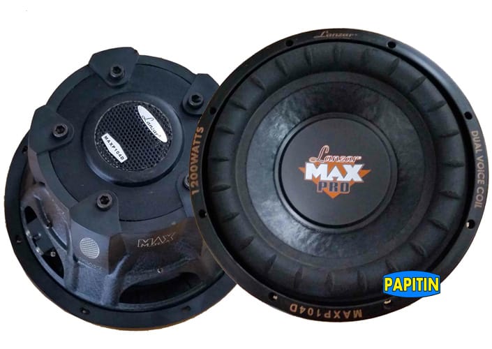 MAX-P104D-1 Bocina 10″ 1200W 4 Ohm Doble B. Lanzar Max-P104D - Imagen 1