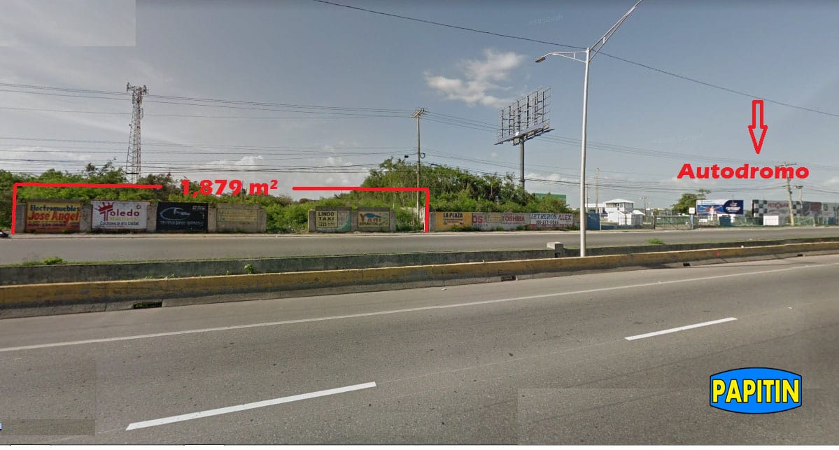 01 Se Vende Solar de 1,879 m² Av. Las Américas Próximo al Autódromo - Imagen 1