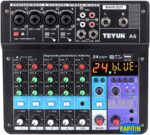 Mixer Consola Interface de 6 Ch. - Mixers | Papitin.com