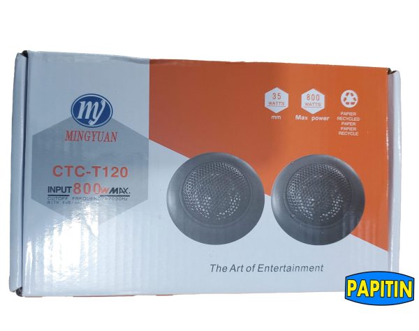 Mini Twiteer 800w  MINGYUAN  CTC-T120 - Tweeters | Papitin.com