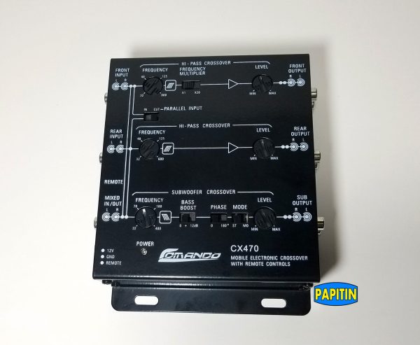 Crossover 12v 3v C/Control COMANDO  CX-470 - Auto Sonido | Papitin.com