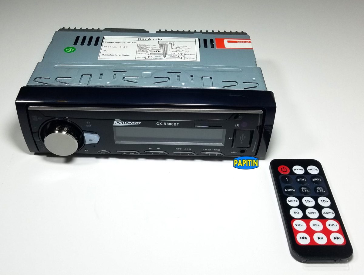Radio Auto USB SD BL FM COMANDO  CX-R880BT - Imagen 4