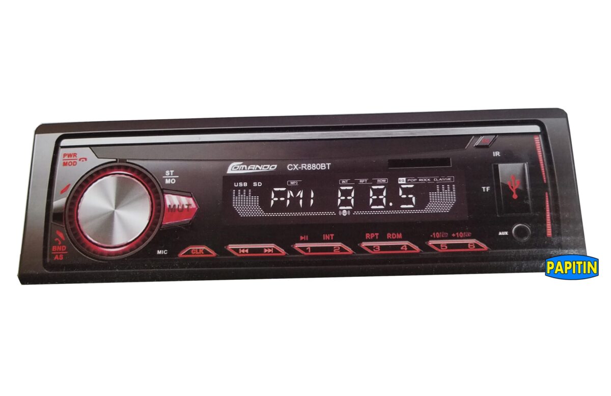 Radio Auto USB SD BL FM COMANDO  CX-R880BT - Imagen 3