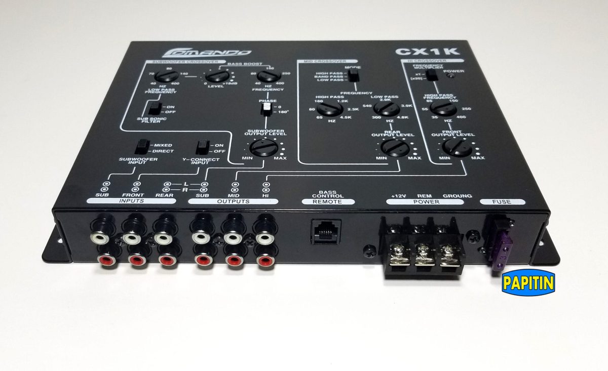 Crossover 12v 3 vias COMANDO  CX1K - Imagen 2