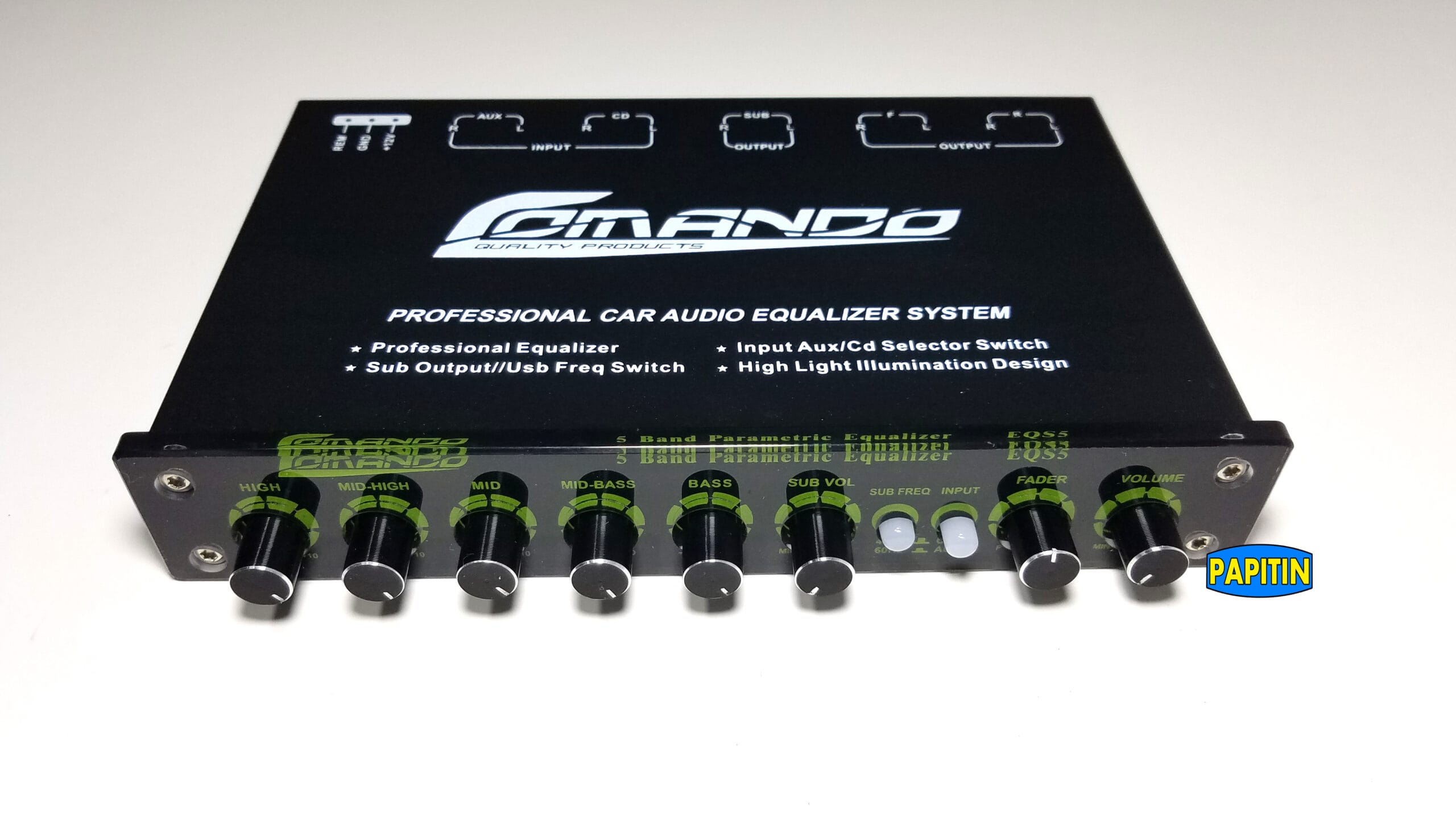 Pre Ecualizador 5 Banda COMANDO  EQS5