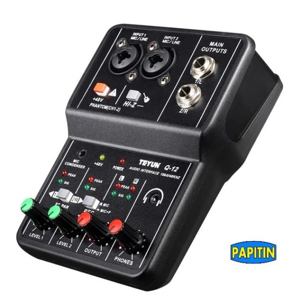 Mixer Consola 2Ch - Audio y Sonido | Papitin.com