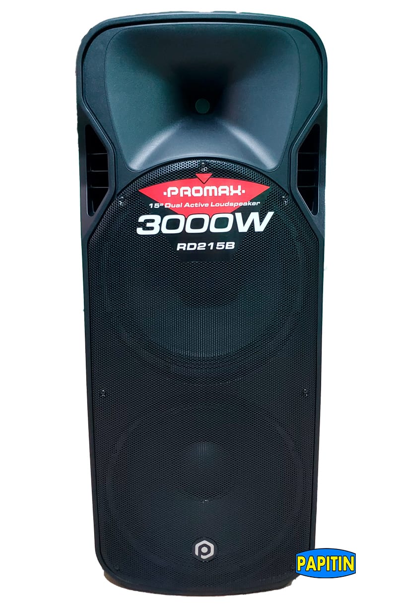 RD215B-1 Bocina Doble 15″ Activa 3000W Promax - Imagen 1