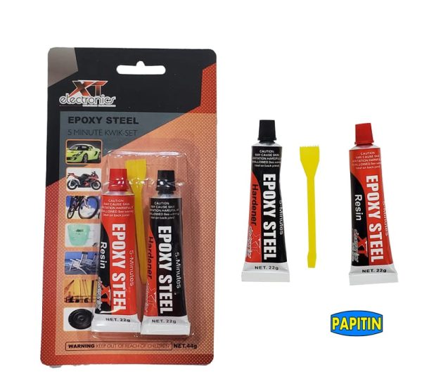 Epoxil Negro 34G. XT   XT-EPOXY-BK - Electrónica | Papitin.com