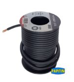 Pie de Bigote Cobre Cubierto de Goma Negro