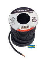 Pie de Bigote Cobre Cubierto de Goma Negro - Imagen 2