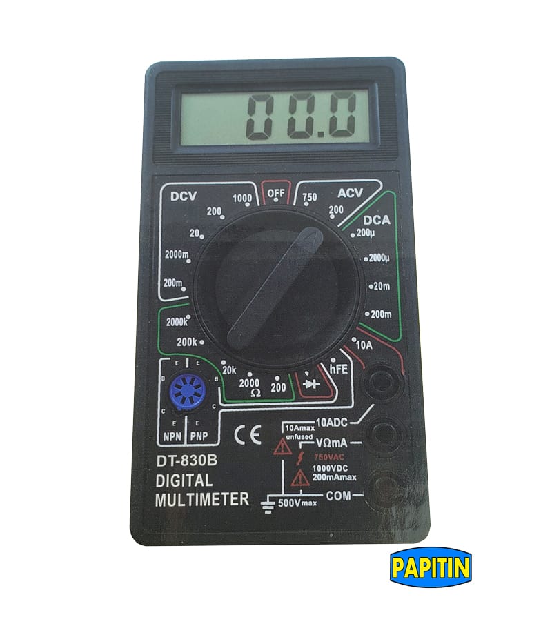 DT-830B-1 Tester pequeño negro dt-830b - Imagen 1