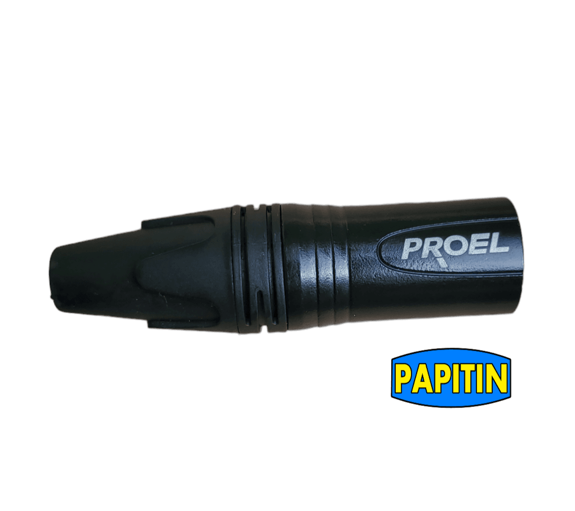 SKU-XLR-M-1 Plug Xlr Macho Proel - Imagen 1