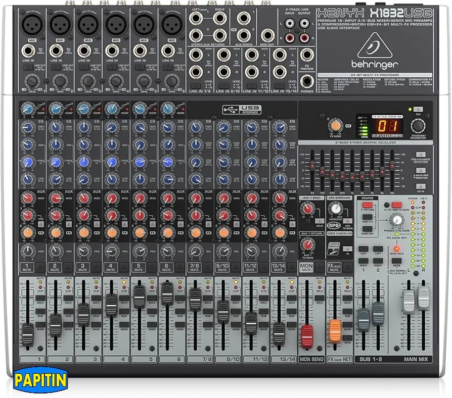 X1832USB-1 Consola Mixer de 14 Canales Behringer - Imagen 1