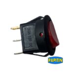 Swicher 3Pin 20A 12V Redondo Rojo - Imagen 2