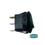 Swicher 3pin 20A 12v Redondo Verde - Imagen 2