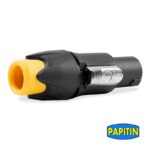 Conector Nutri 4 Pin Macho Negro-Mamey - Imagen 2