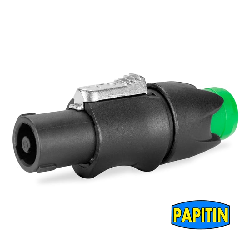 S5C-1090-G-1 Conector Nutri 4 Pin Macho Negro-Verde - Imagen 1