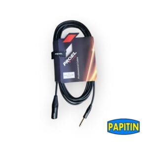 Cable de 1/4 a xlr macho proel de 15 pie