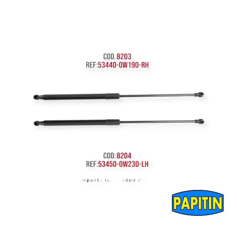 8204-1 Botella bonete Toyota Land Cruiser 2010-2020 - Imagen 1