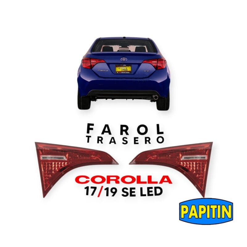 8303-1 Farol tapa baúl Toyota Corolla 2017-2019 SE LED - Imagen 1