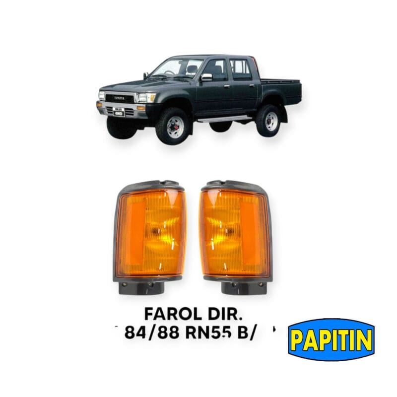 9199-1 Farol dir. hilux 84/88 rn55 b/negra 2pzs - Imagen 1