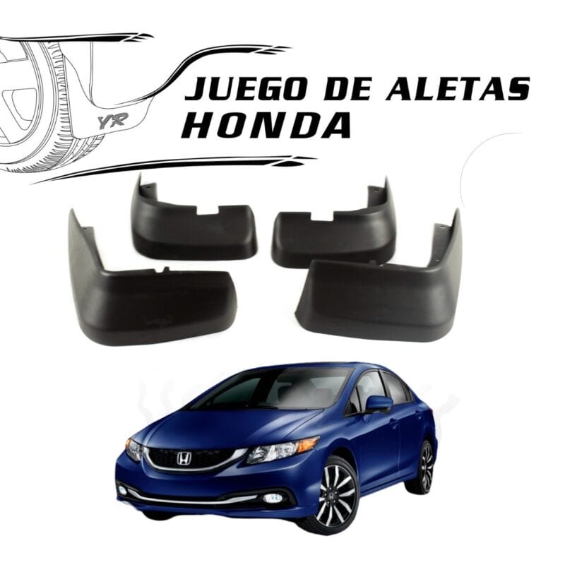858-1 Aletas Honda Civic 2012-2015 - Imagen 1
